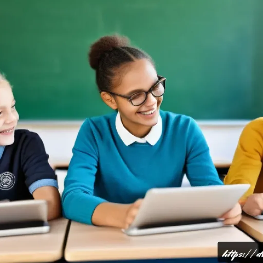 사회구조와 기능주의 - A vibrant classroom scene in a modern German school, showing diverse students actively engaged in bo...